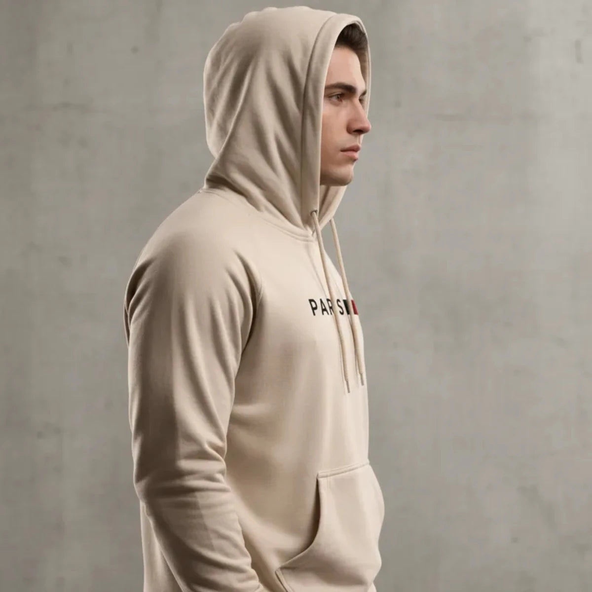 Kangaroo Sweatshirt Unisex Cotton Hooded Paris GuGi Print Cool Blouse Plus Size Streetwear Luxury