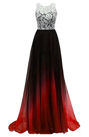 Women's Sexy Long V-Neck Beaded Prom Dresses A-Line Criss Cross Back Formal Occasion Evening Party Gown Vestidos De Gala BM400