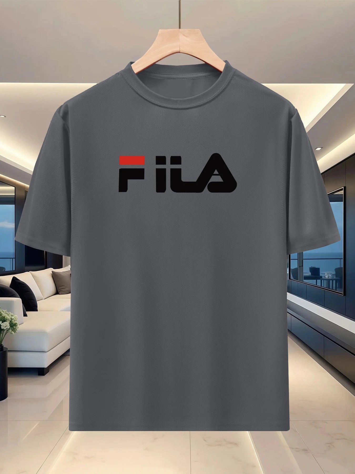 Camiseta Masculina Gola Redonda - Leve Respirável Esporte e Casual Verão