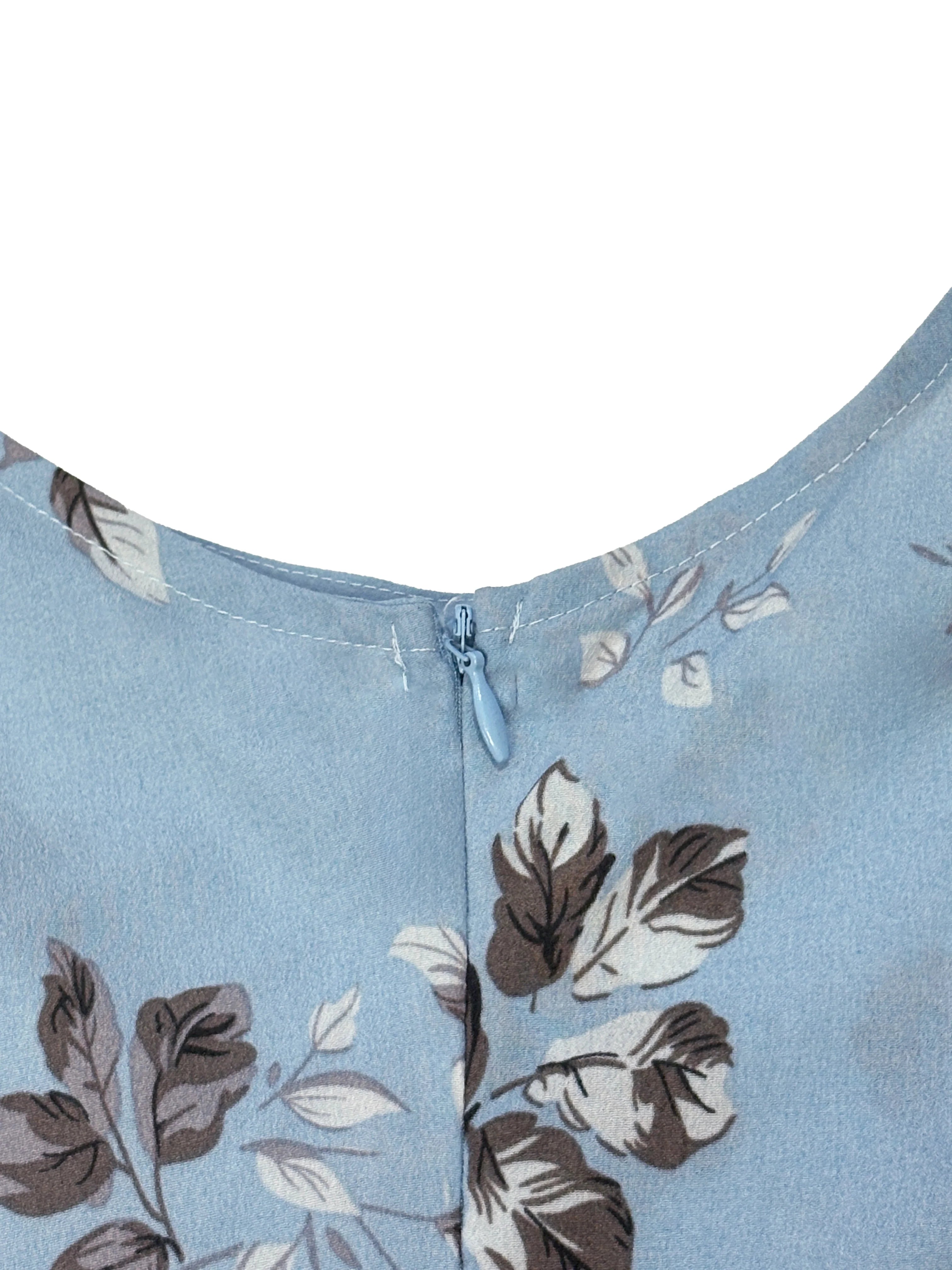 Vestido Halter Floral com Fenda Alta - Sleeveless Sexy Bodycon Praia Festa Verão
