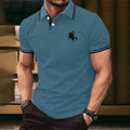 Camisa Polo Masculina com Estampa 3D - Leve Respirável Fashion Verão 2026
