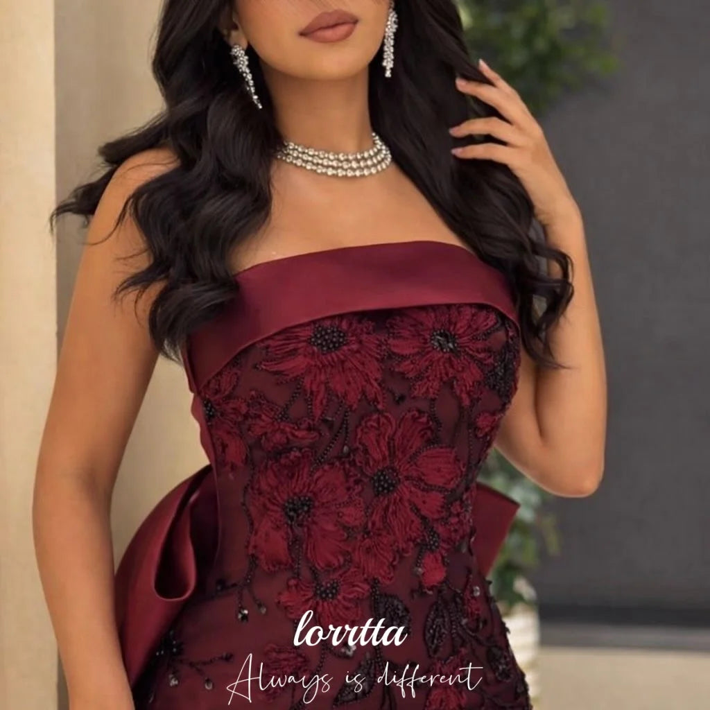 Lorrtta Customized women's formal evening gowns elegant party dresses 2026 evening dress فساتين سهرة Women's Evening Dress