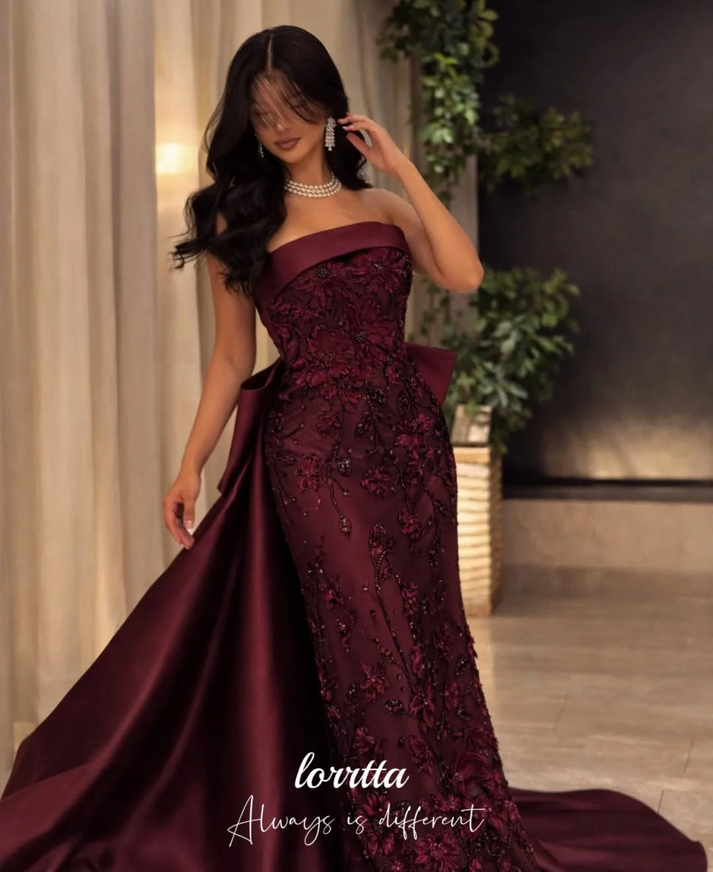 Lorrtta Customized women's formal evening gowns elegant party dresses 2026 evening dress فساتين سهرة Women's Evening Dress