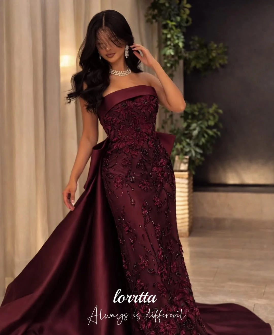Lorrtta Customized women's formal evening gowns elegant party dresses 2026 evening dress فساتين سهرة Women's Evening Dress