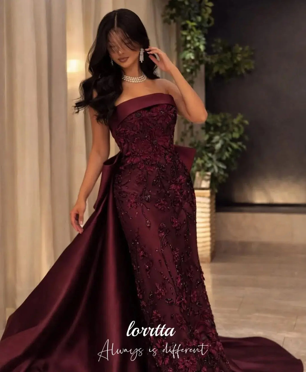 Lorrtta Customized women's formal evening gowns elegant party dresses 2026 evening dress فساتين سهرة Women's Evening Dress