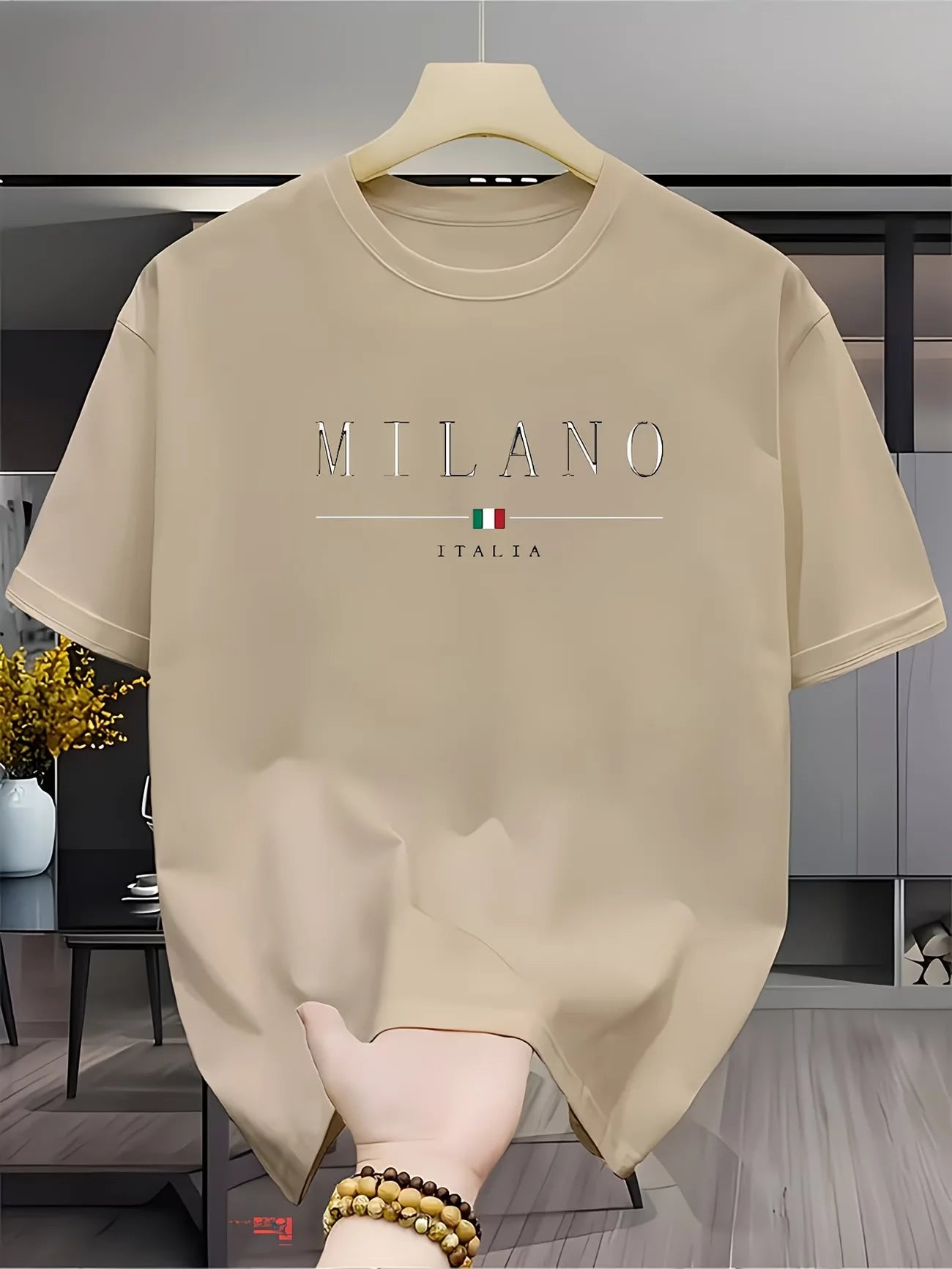 Camiseta Masculina Casual com Estampa - Manga Curta Confortável Verão