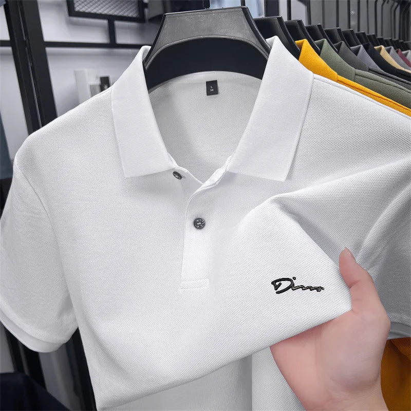 Camisa Polo Masculina Golf Estampada Premium - Respirável Casual Escritório