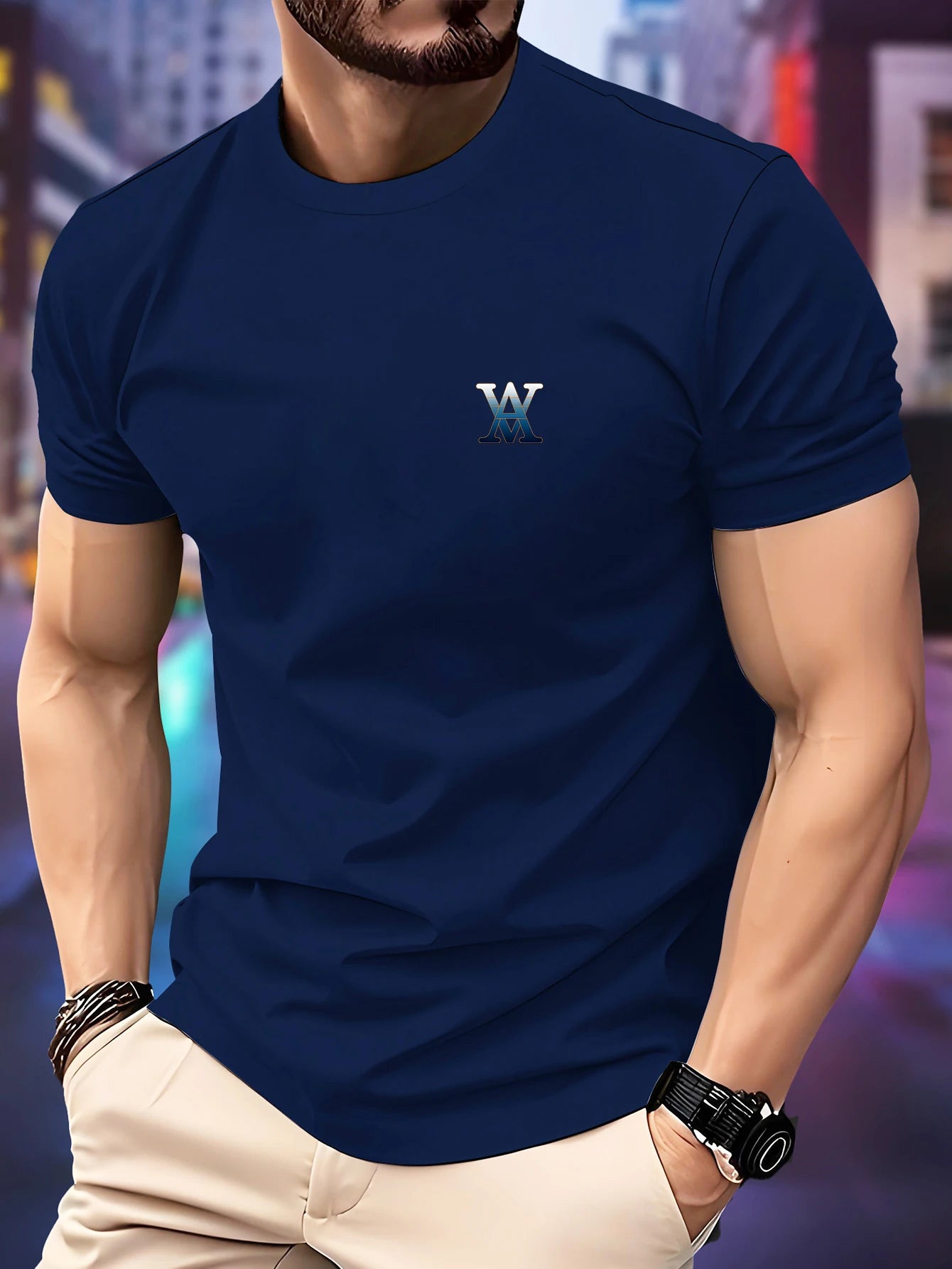 Camiseta Masculina de Corrida Secagem Rápida - Manga Curta Fitness Esportivo