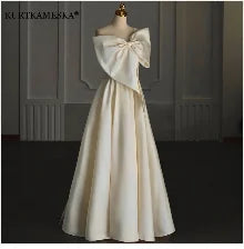 Satin Strapless Evening Prom Dresses for Women Summer 2026 Elegant Sexy Ruched Mesh Long Formal Party Show Host Dress Vestidos