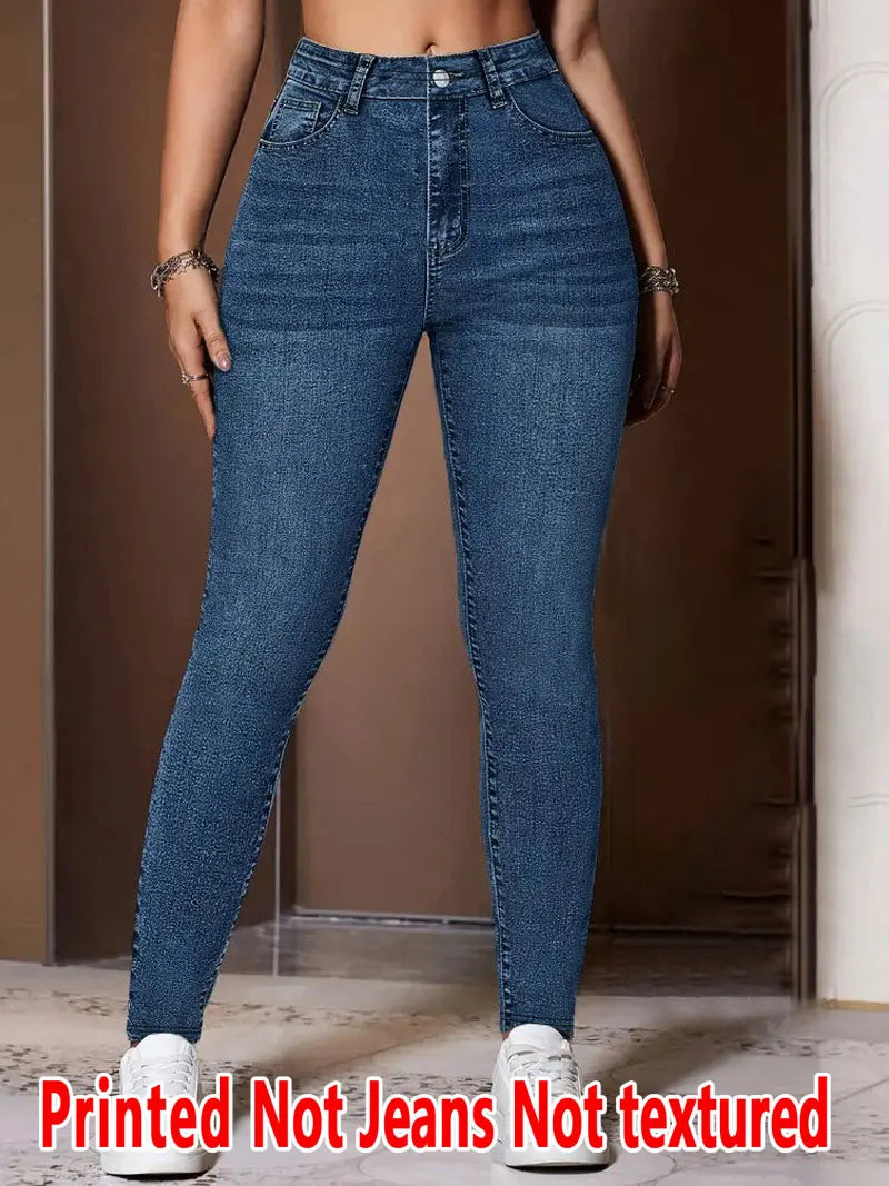 Legging Feminina Estampada Cropped - Não é Jeans, Confortável e Casual