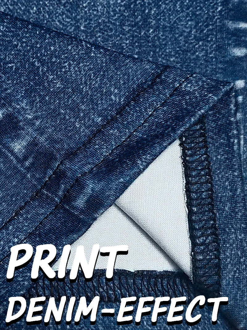 Legging Feminina Estampada Cropped - Não é Jeans, Confortável e Casual
