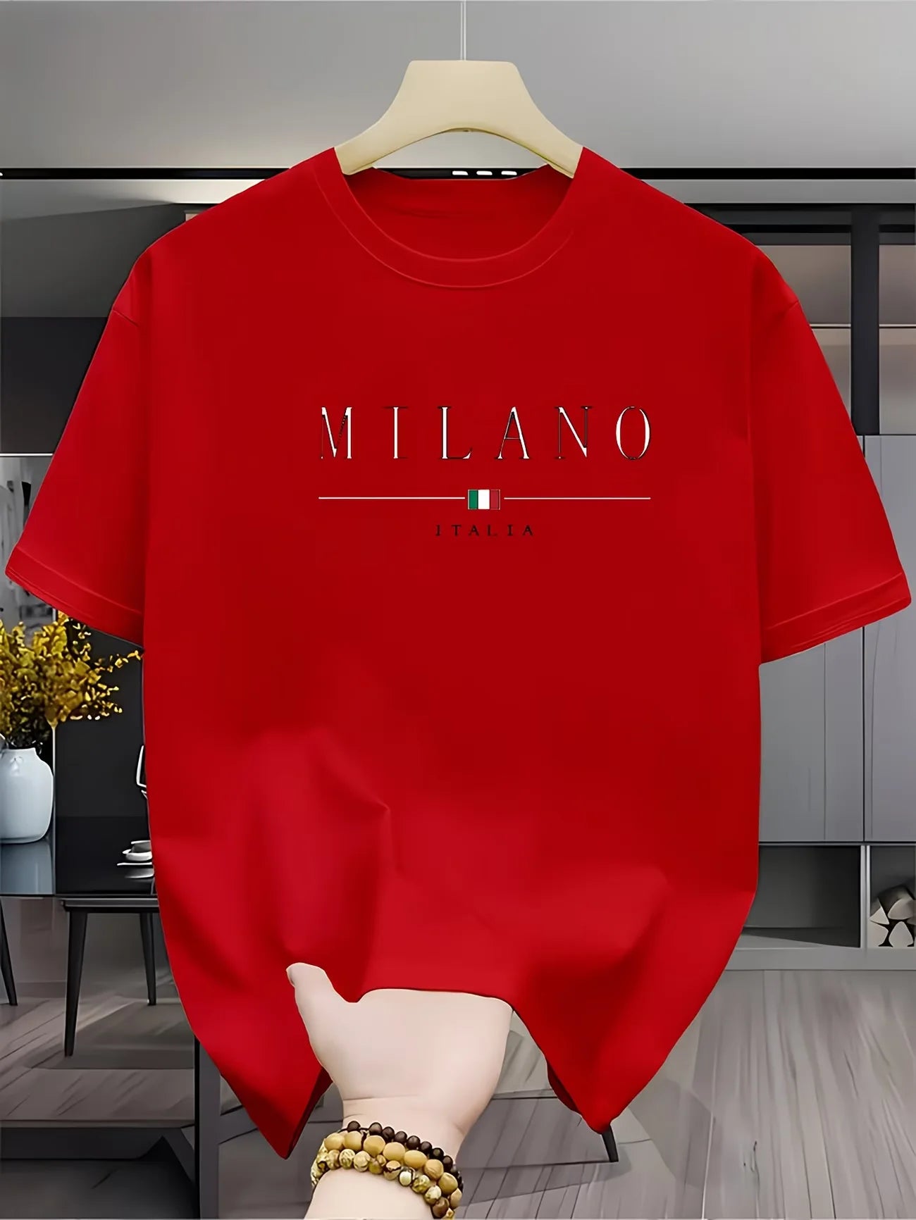 Camiseta Masculina Casual com Estampa - Manga Curta Confortável Verão