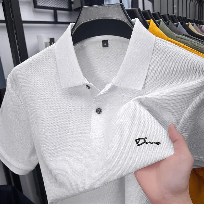 Camisa Polo Masculina Golf Estampada Premium - Respirável Casual Escritório