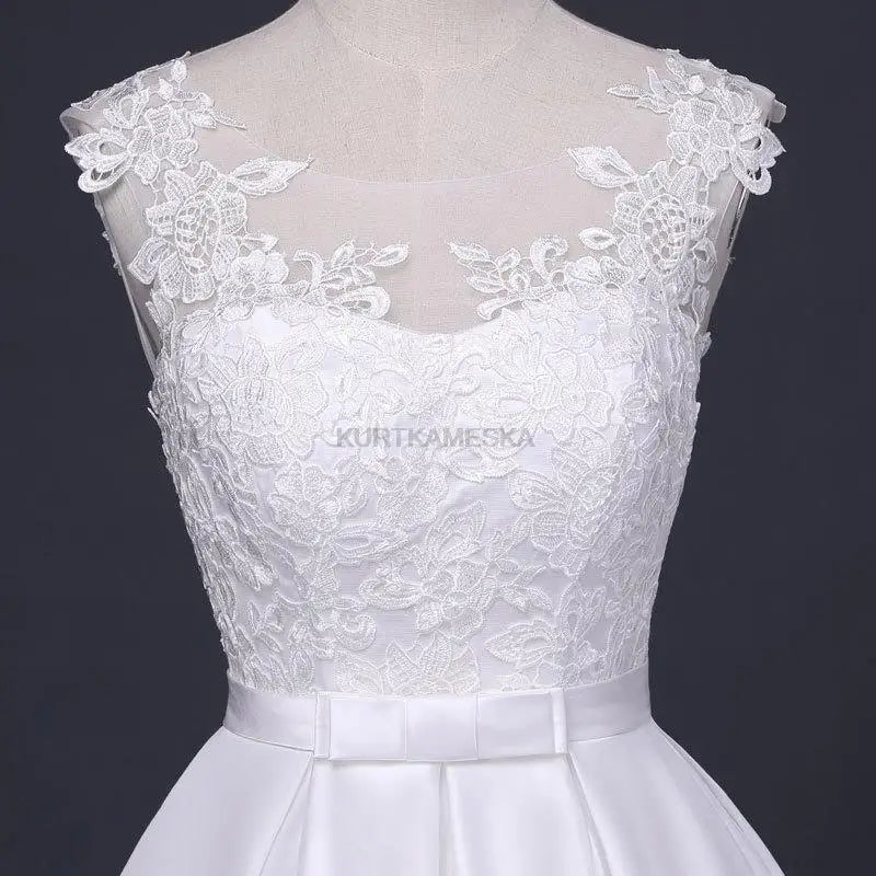 White Satin Bride Dress Elegant Embroidery Lace Formal Evening Summer Dresses for Women Sexy Backless Long Wedding Party Dress