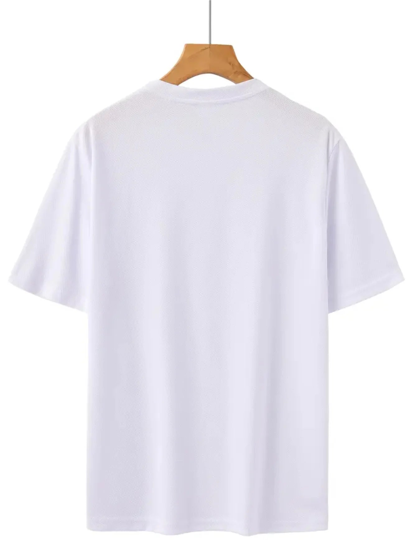 Leisure Hit Product Men'S Summer T-Shirt White Sport Stripes Design Fashion Design Printed T-Shirt Fitness Casual Leisure