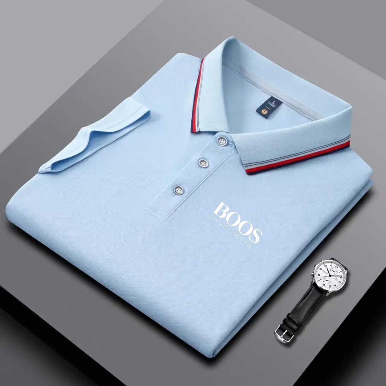Camisa Polo Masculina Business Casual - Respirável Confortável e Versátil