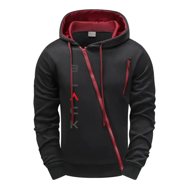 2025 Hot Sale Mens Tracksuit Hoodie Sweatpants Black Letter Print Zipper Jacket Jogger Pants Autumn Winter Casual Fashion Outfit