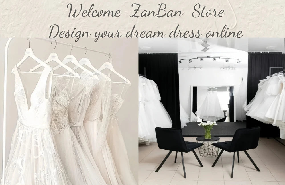 ZanBan Customized Ruffles New Satin Evening Dresses For Sexy Women Long Formal Prom Dress With Slit A-Line Corset Cocktail Gowns