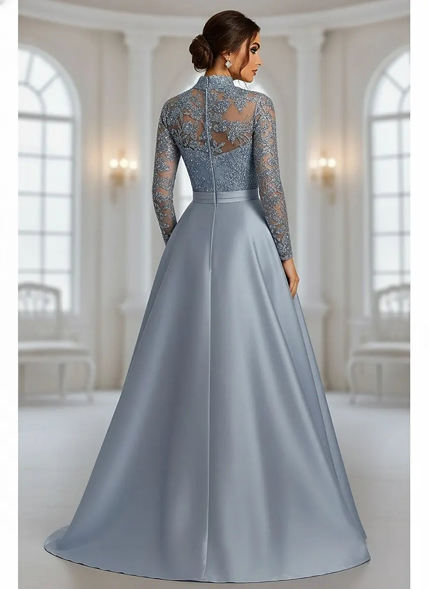 Customized A-Line Wedding Guest Dresses for Women Beaded Eembroidered Mother of the Bride Dress Luxurious Party Dress Long