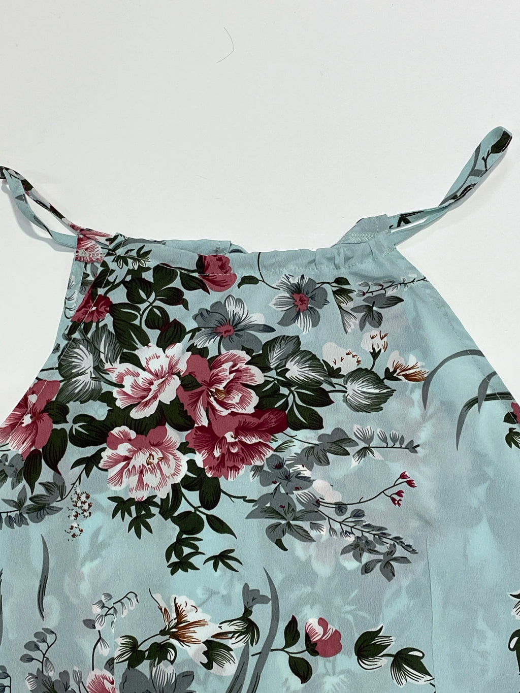 Vestido Halter Floral com Fenda Alta - Sleeveless Sexy Bodycon Praia Festa Verão
