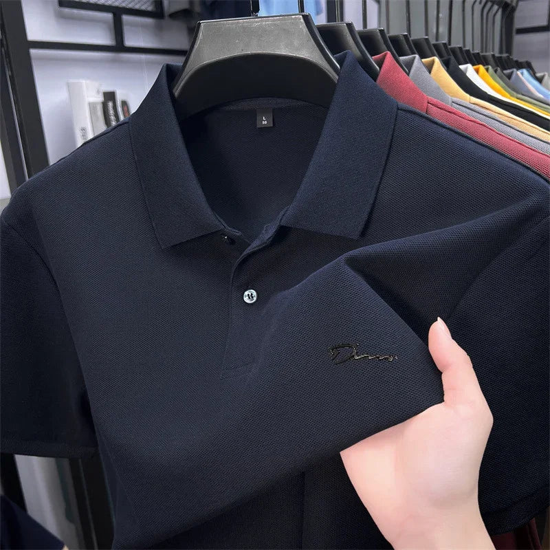 Camisa Polo Masculina Golf Estampada Premium - Respirável Casual Escritório