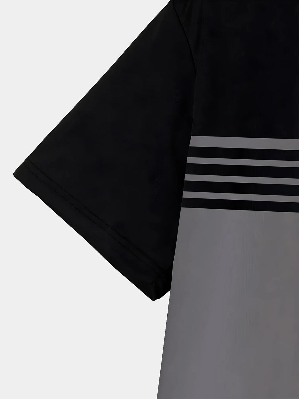 Camiseta Masculina Casual com Estampa 3D Listrada - Confortável e Respirável Verão 2025