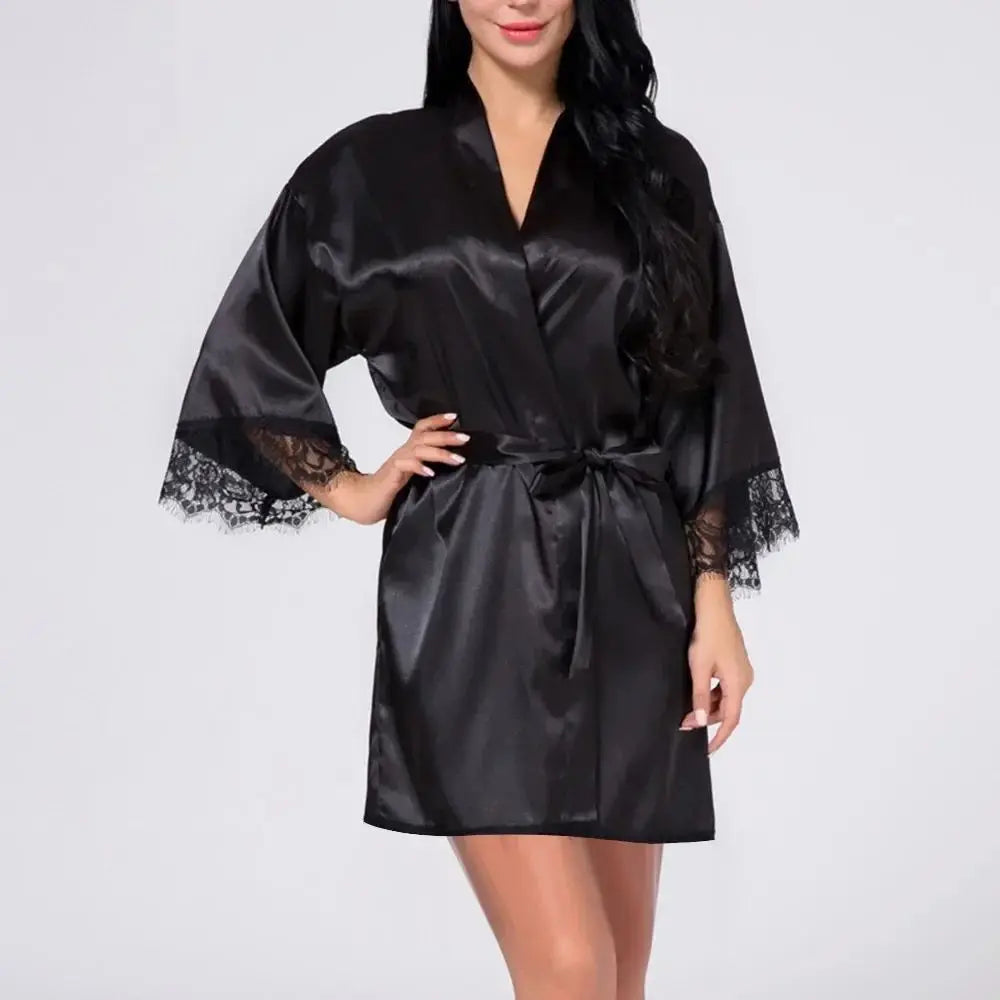 Robe Feminino Brilhante - Pijama e Camisola Sexy Fashion