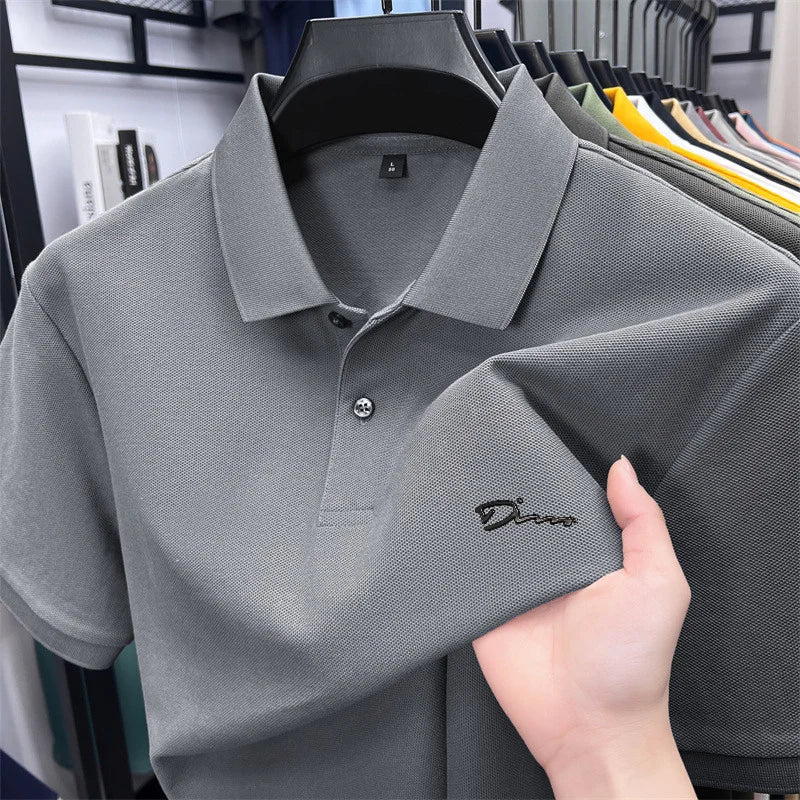 Camisa Polo Masculina Golf Estampada Premium - Respirável Casual Escritório