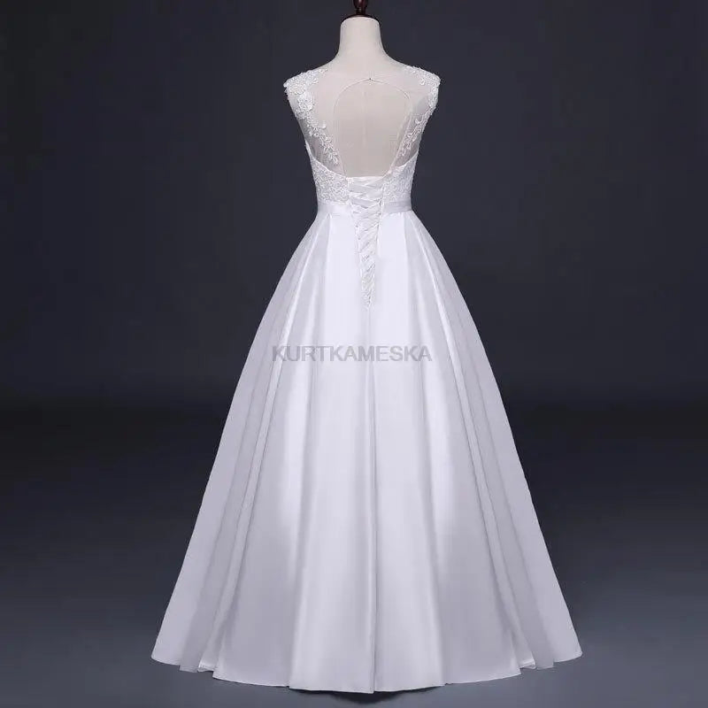 White Satin Bride Dress Elegant Embroidery Lace Formal Evening Summer Dresses for Women Sexy Backless Long Wedding Party Dress