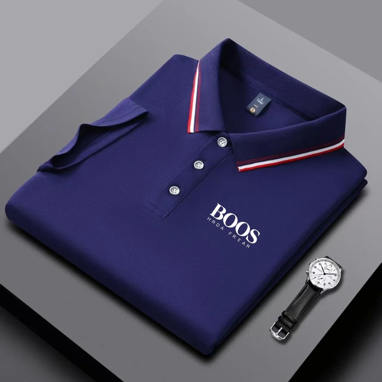 Camisa Polo Masculina Business Casual - Respirável Confortável e Versátil