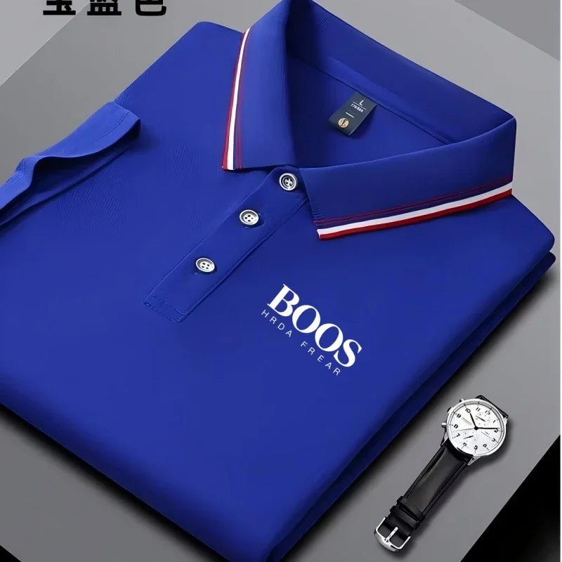 Camisa Polo Masculina Business Casual - Respirável Confortável e Versátil