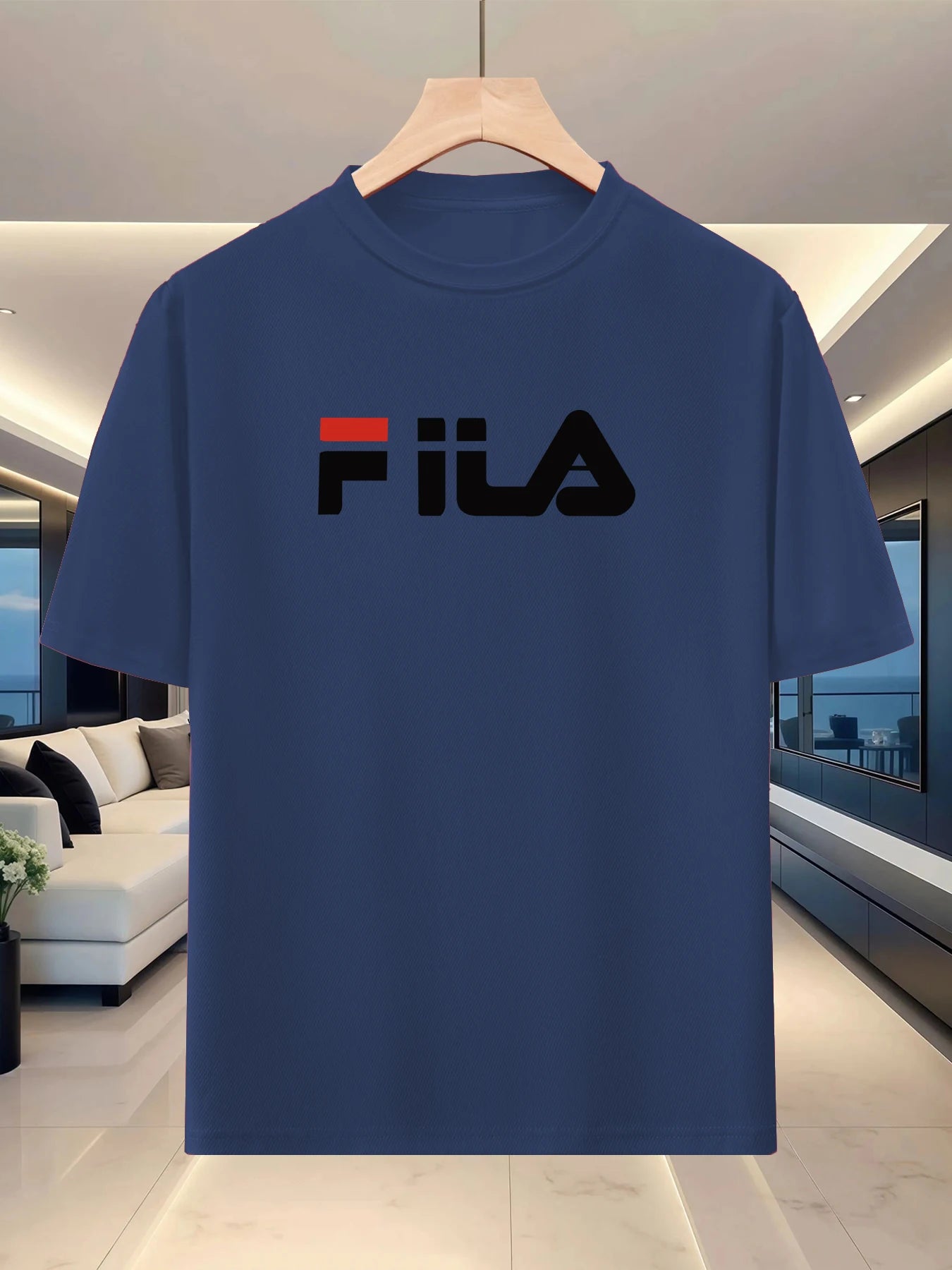Camiseta Masculina Gola Redonda - Leve Respirável Esporte e Casual Verão