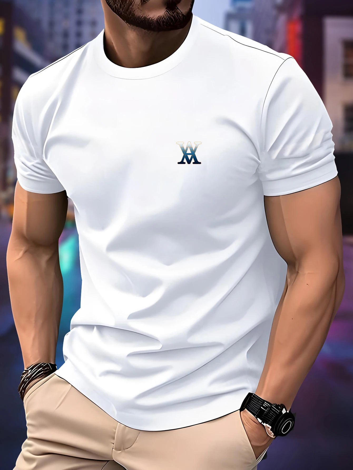 Camiseta Masculina de Corrida Secagem Rápida - Manga Curta Fitness Esportivo