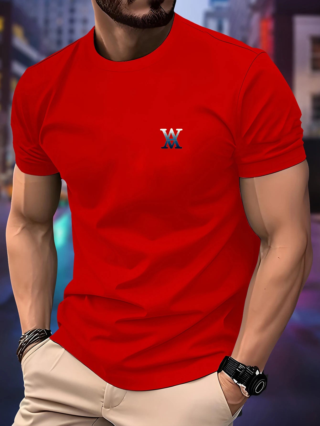 Camiseta Masculina de Corrida Secagem Rápida - Manga Curta Fitness Esportivo