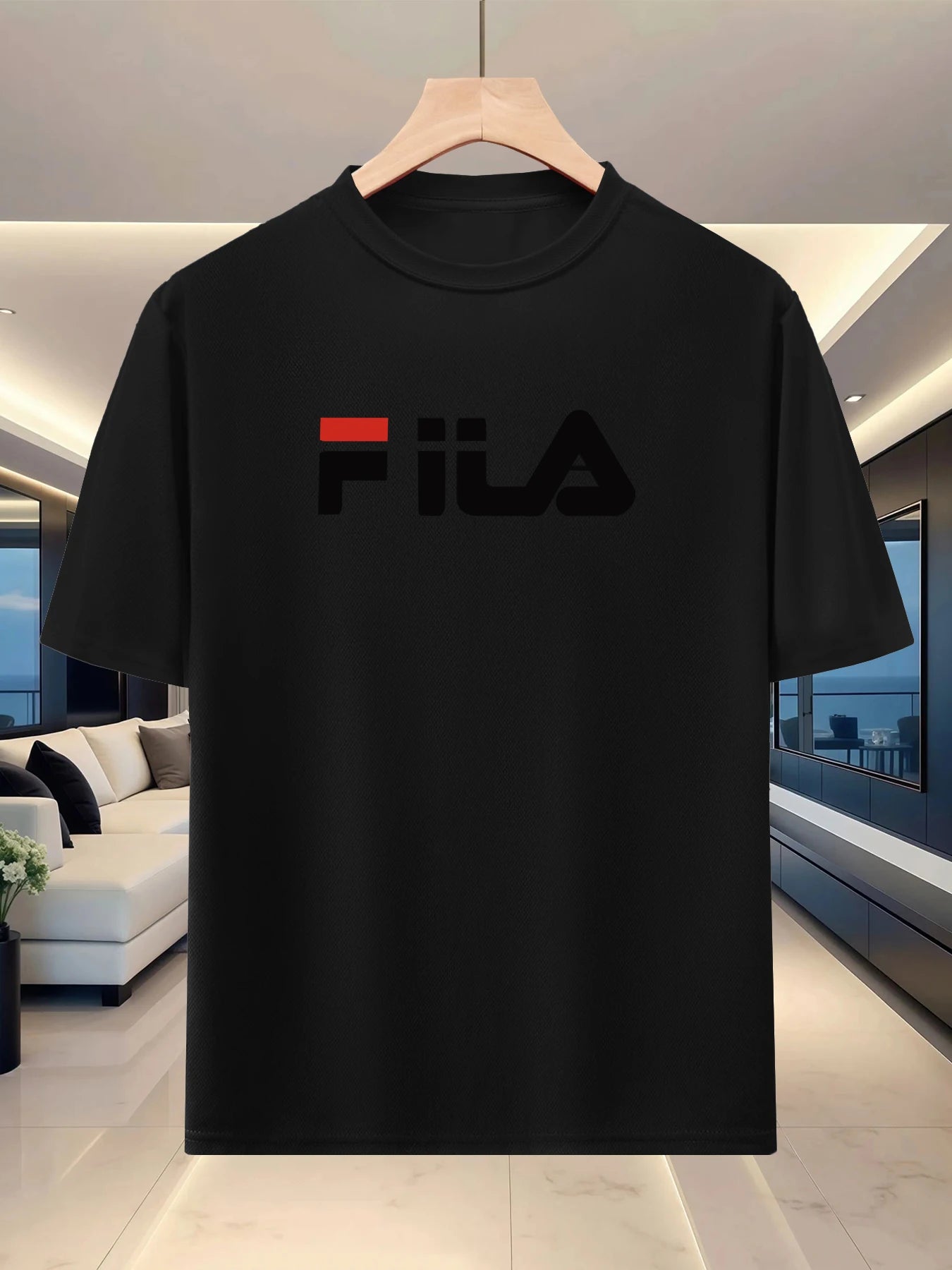 Camiseta Masculina Gola Redonda - Leve Respirável Esporte e Casual Verão