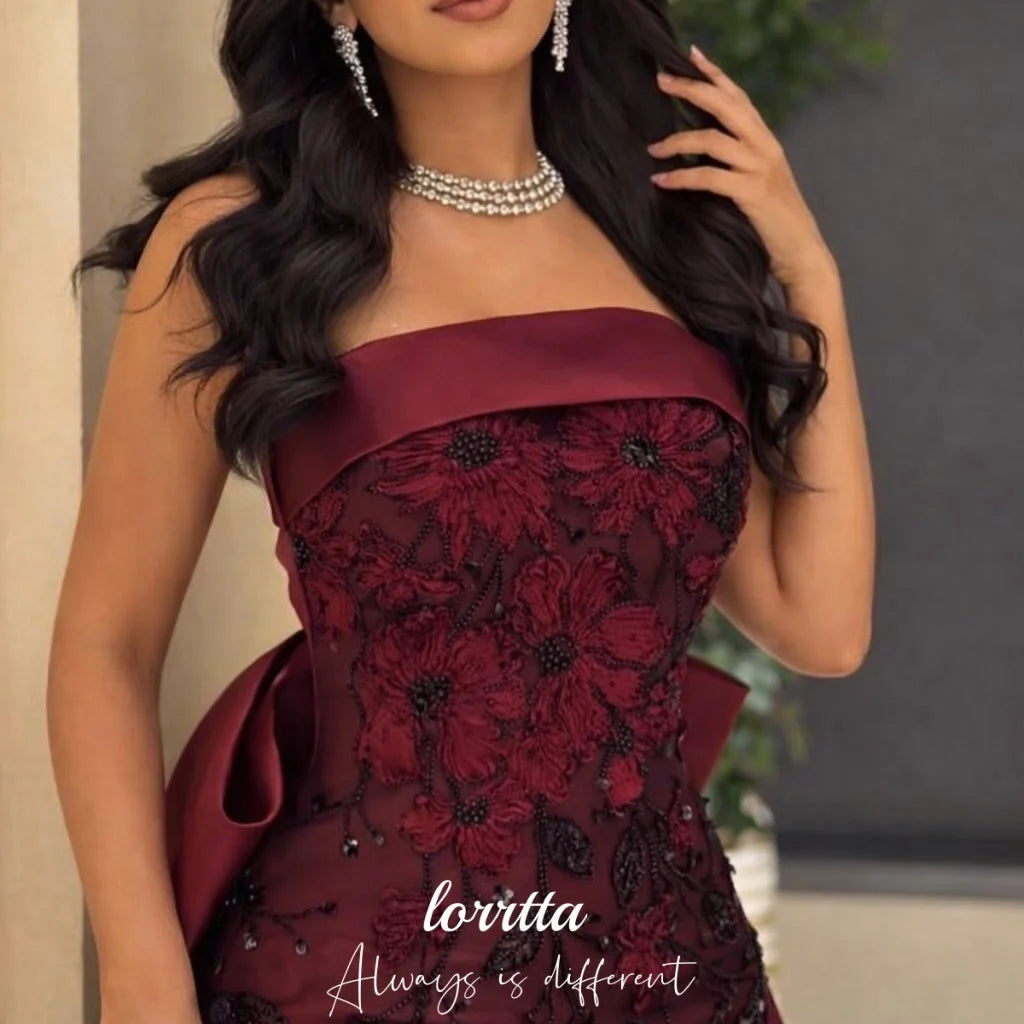 Lorrtta Customized women's formal evening gowns elegant party dresses 2026 evening dress فساتين سهرة Women's Evening Dress