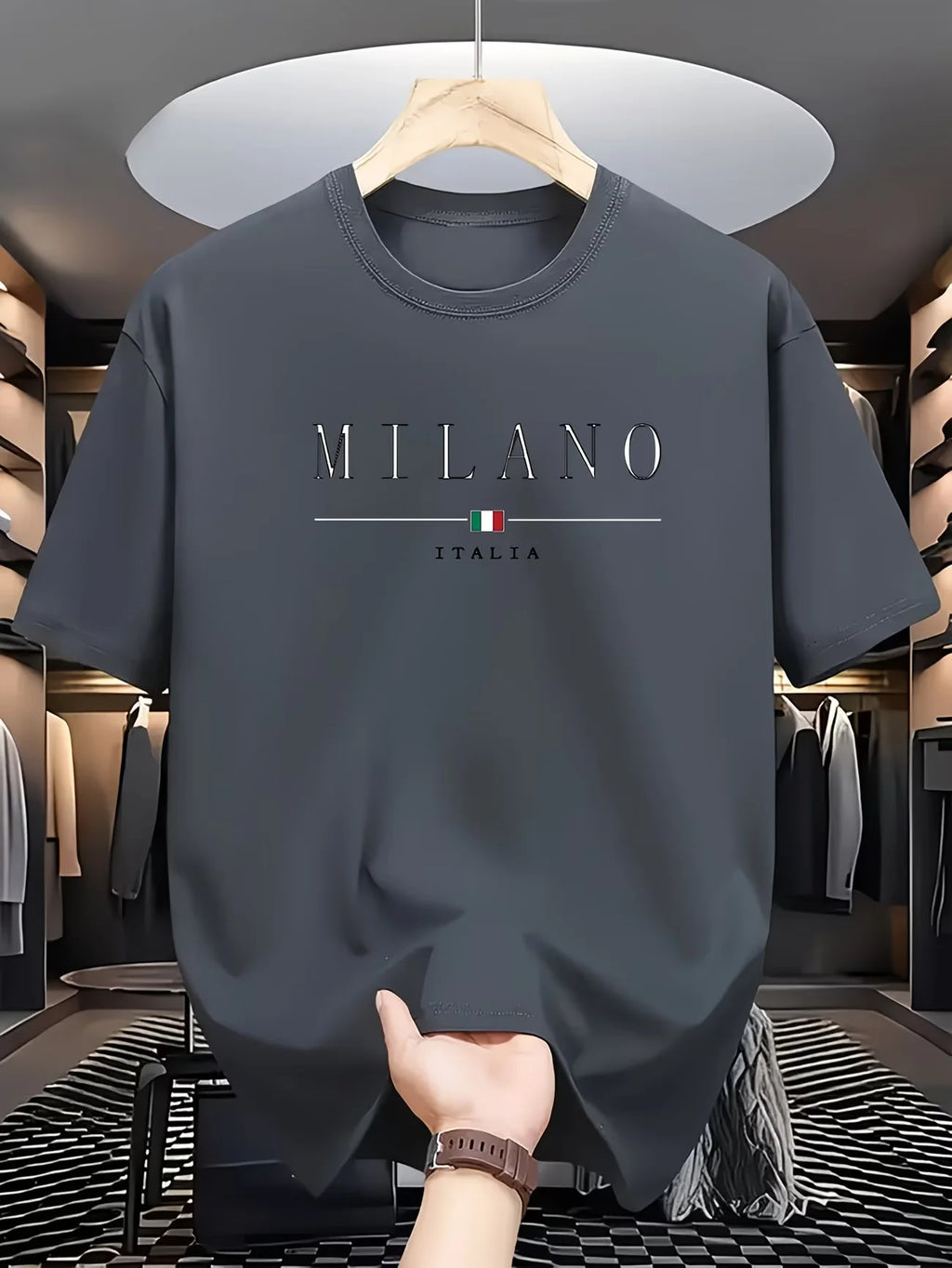 Camiseta Masculina Casual com Estampa - Manga Curta Confortável Verão