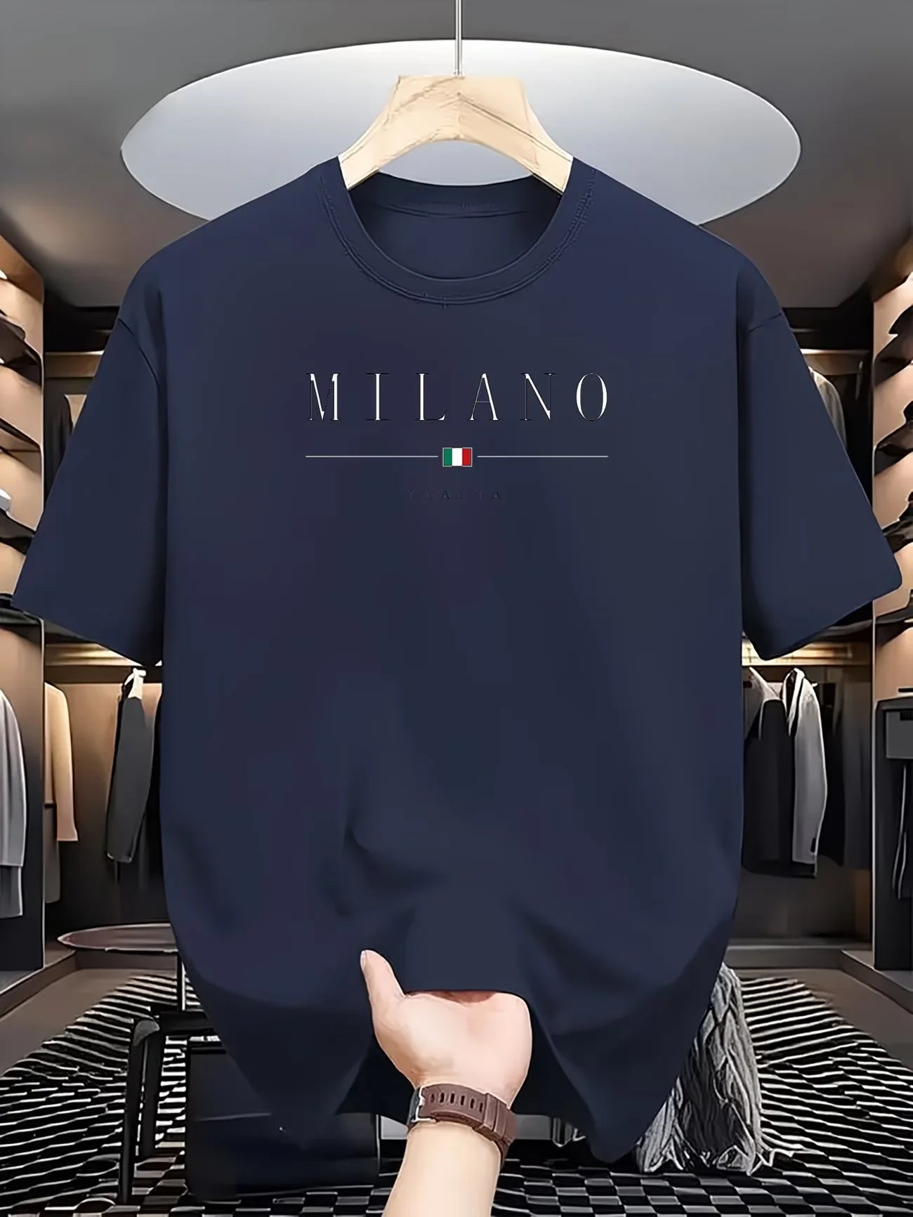 Camiseta Masculina Casual com Estampa - Manga Curta Confortável Verão